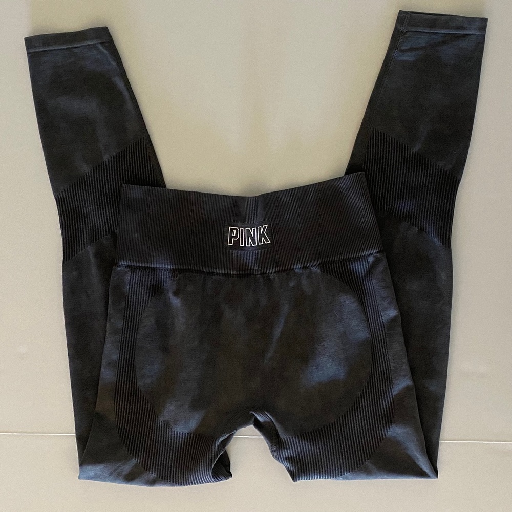 EUC PINK by Victoria’s Secret Washed Gray Athletic Pants Size Small